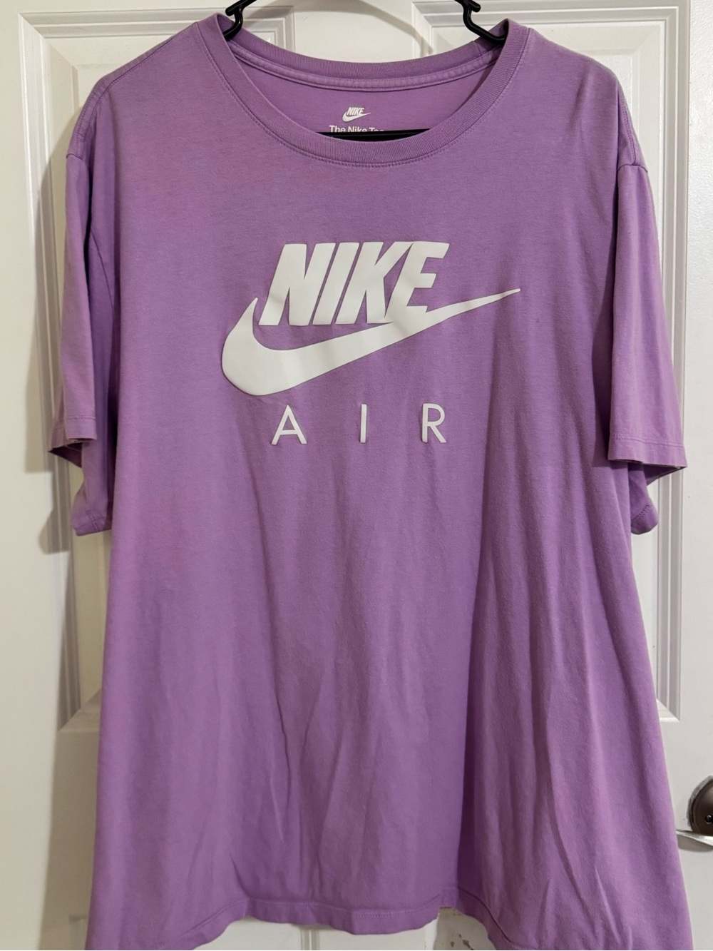 Nike Lavender Short Sleeve Tee with White Air Logo